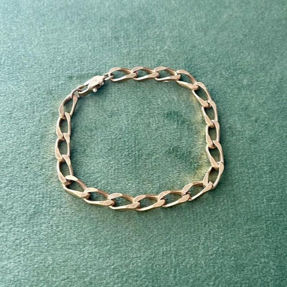 Vintage Gold Tone Chain Link Bracelet
